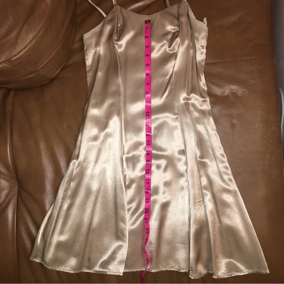 Maurices size 3 vintage from 90s satin mini dress made in USA - Picture 8 of 9